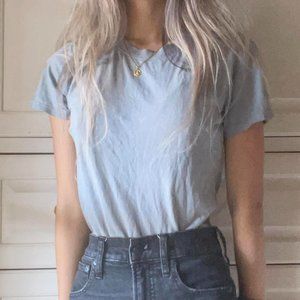 Brandy Melville / John Galt Blue Cotton T Shirt